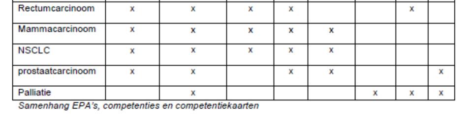 b. Aandachtgebieden Aan het eind van de opleiding wordt van iedere AIOS verwacht de zogeheten basisaandachtsgebieden te beheersen op het niveau van beginnend specialist (tenminste niveau 4).