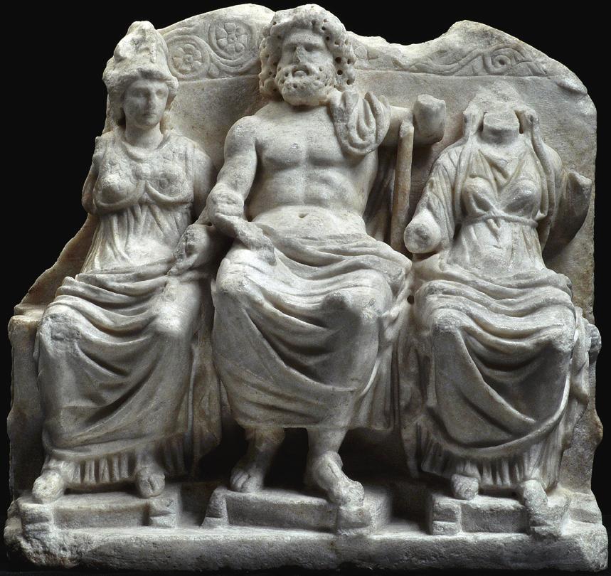 B Het geloof van de Romeinen Ga een stukje terug naar het zijvertrek met het geloof ( Religion ) als onderwerp. De Romeinen hadden veel goden die voor verschillende zaken verantwoordelijk waren.