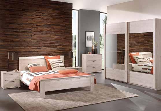 PROMO DEAL In eik/grijs decor Living LYLI Dressoir B. 211 x H. 90 x D. 45 cm.