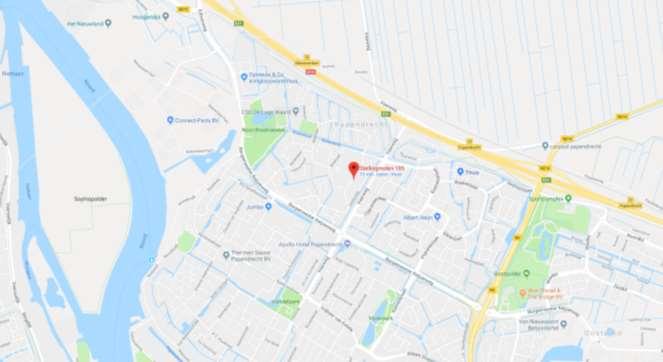 LOCATIE Onderstaande kaart is slechts een