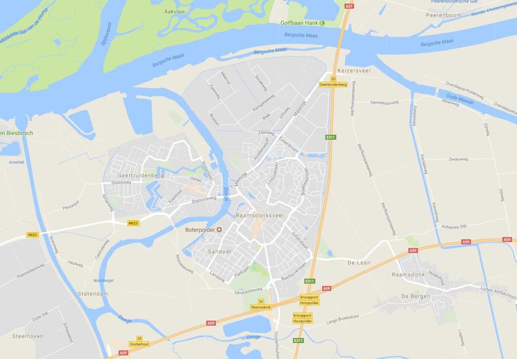 1.2 Ligging plangebied Dit paraplubestemmingsplan geldt voor de gebieden die vallen onder de volgende bestemmingsplannen: 1. Geertruidenberg Noordwest (analoog) 2.