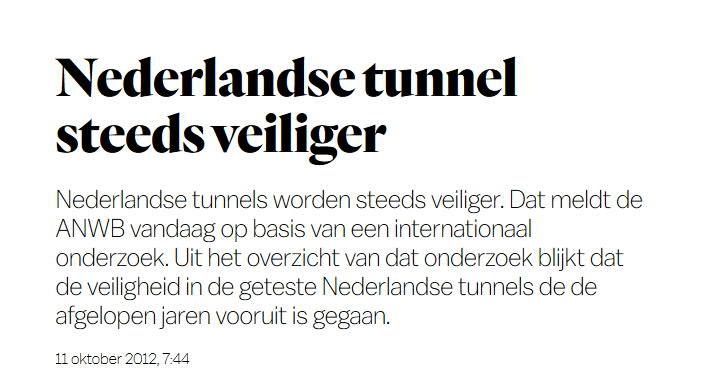 Brandwerendheid van tunnels