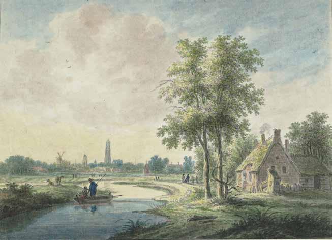 2 De ontwikkeling van Maarschalkerweerd Zicht over de Kromme Rijn in Maarschalkerweerd richting Utrecht, omstreeks 1780 Luchtfoto van De Vier Lunetten als onderdeel van de Nieuwe Hollandse
