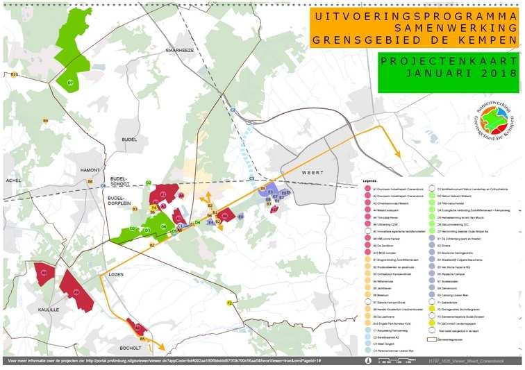 Projectenkaart en viewer Alle projecten overzichtelijk bij elkaar en alle actuele informatie binnen