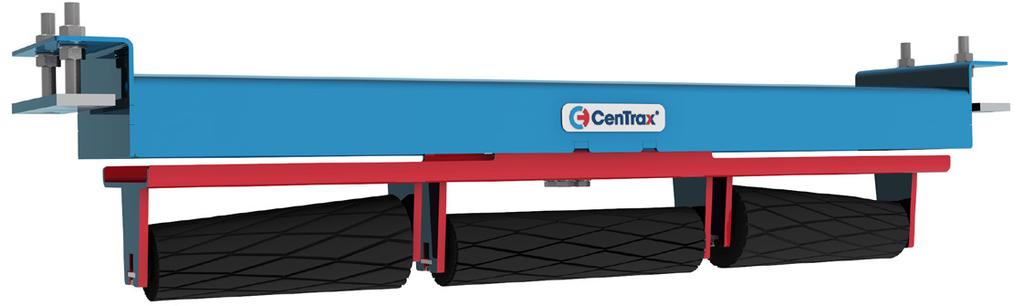 ijvoorbeeld CenTrax belt trackers voor banden met een V-vormig onderpart of met 5-delige guirlande stellen in het bovenpart.