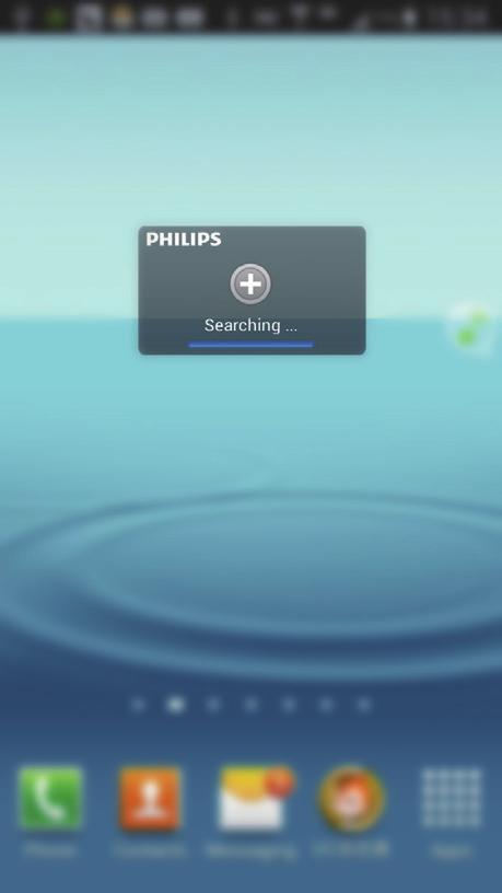 De Philips-widget toevoegen aan uw beginscherm Voeg één of beide widgets toe aan het beginscherm van uw Android-apparaat (raadpleeg de gebruiksaanwijzing van het apparaat).