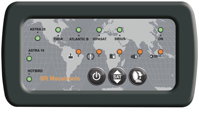 W) / Hispasat (30 W) Plus-versie : LCD-bediendeel (15