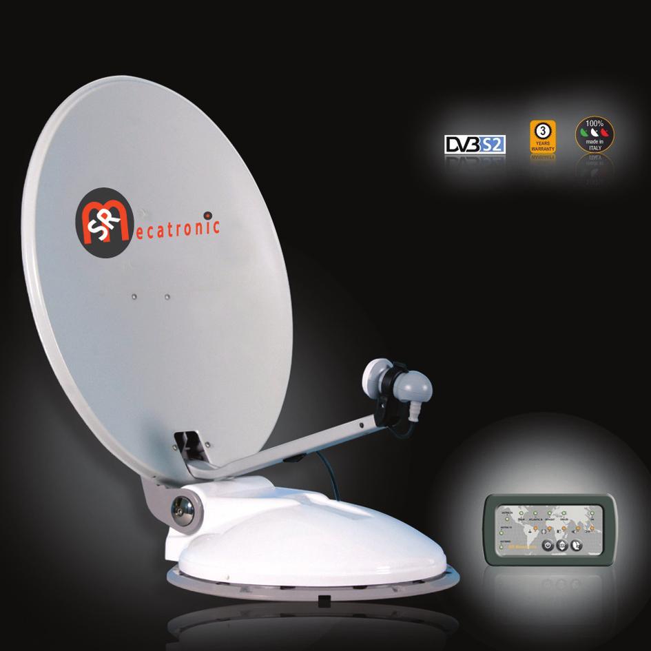 ASR 680 / ASR 800 (ASR 680 : antenne 68cm) (ASR 800 : antenne 80cm) Basis-versie uitgerust met een LED-bediendeel waardoor een keuze kan gemaakt worden uit 7 verschillende satellietposities.