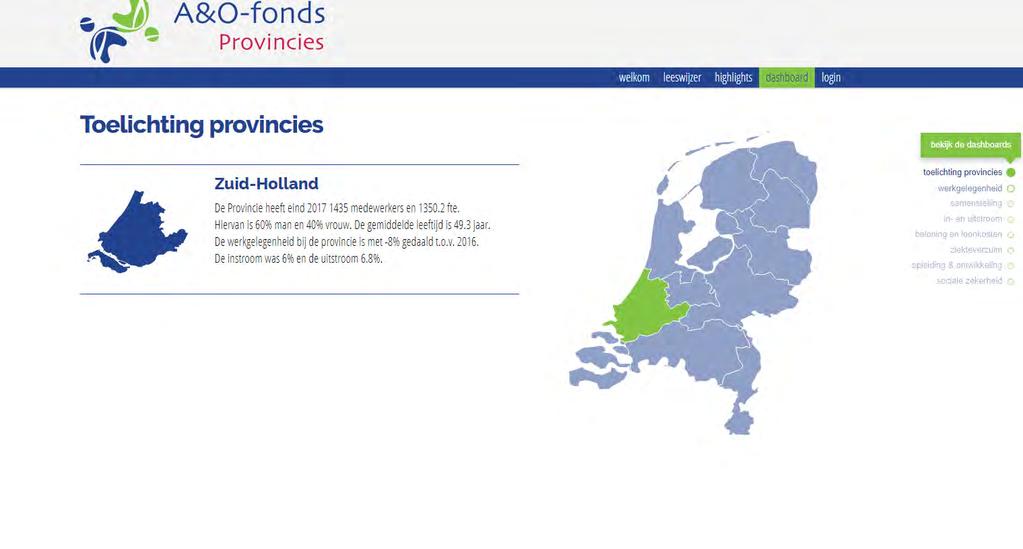 Door op een provincie te