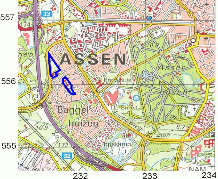 Samenvatting In het plangebied Baggelhuizen te Assen (Drenthe) heeft op 28 augustus 2007 een inventariserend archeologisch veldonderzoek plaatsgevonden. Het plangebied bestaat uit twee locaties.