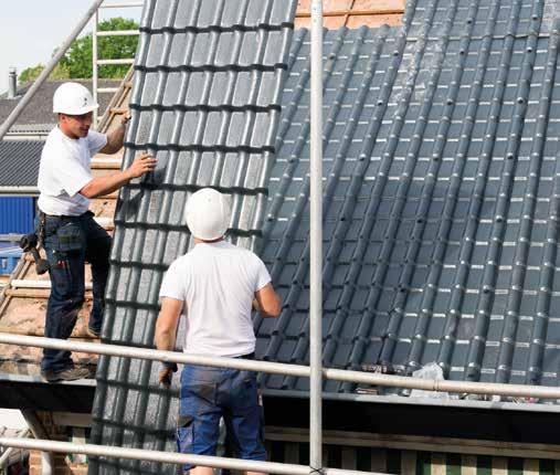 Het gewicht en de afmeting van de panelen draagt daar zeker aan bij.