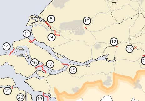 HOOFDSTUK 1 Inleiding 1.1 AANLEIDING Binnen het beheersgebied van Rijkswaterstaat dienst Zuid-Holland worden verschillende dijkringverbindende waterkeringen (DVK) onderscheiden.