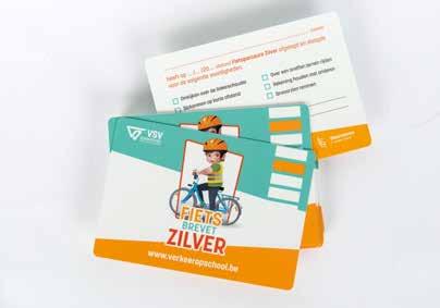 De eindtest voor het Fietsbrevet Zilver wordt afgelegd in het vierde leerjaar in een