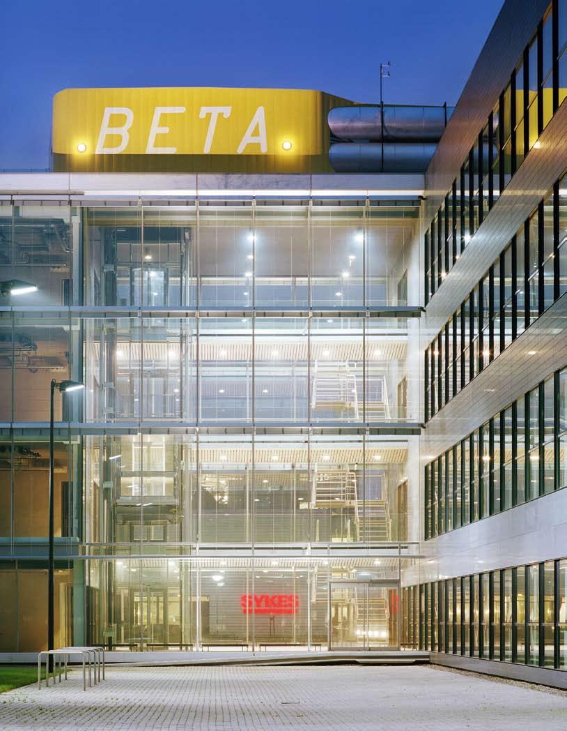 BETA Building, Amsterdam Teleport Nergens in de bouw staat het rendement zo prominent voorop als bij het ontwikkelen van huurkantoren. De gangbare huurprijs bepaalt het bouwbudget.