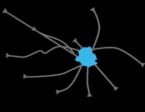 6. Globale stiptheid van 10 grote lijnen bij aankomst in Brussel Oostende Antwerpen 85,8% 50A 25/27 90,5% Gent 91,1% 91,8% 50 Dendermonde Kortrijk 90,9%