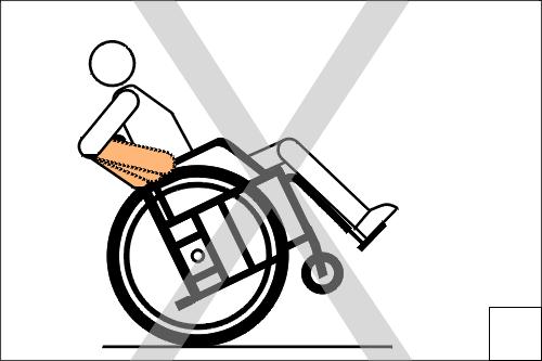 U dient uw rolstoel in goede staat te behouden om de veiligheid te garanderen.