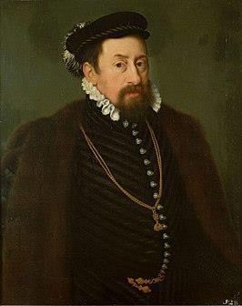 Keizer Maximiliaan II: Wenen, 31 juli 1527 - Regensburg, 12 oktober 1576 Keizer Maximiliaan II was keizer van het Heilige Roomse Rijk, koning van Bohemen, koning van Hongarije en aartshertog van
