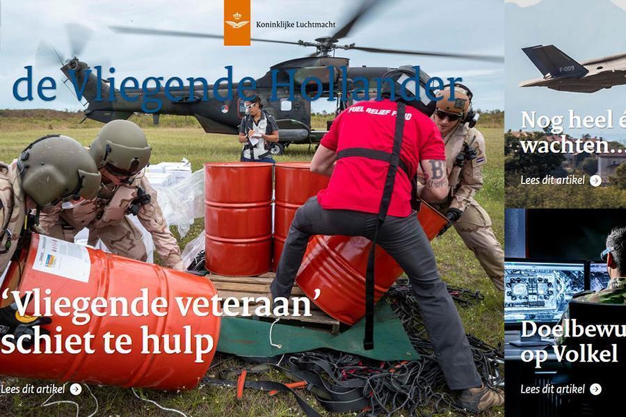 Nieuwe Vliegende Holander op intranet 04 oktober 2019 10:02 De september-editie van de Vliegende Hollander staat op defensie.nl.