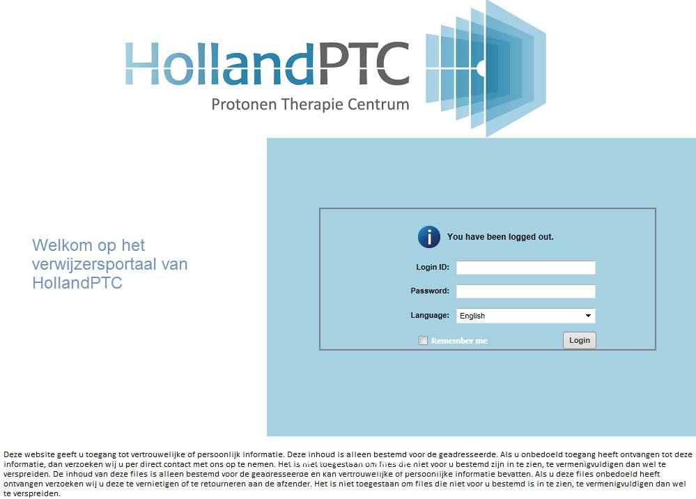 1/5 Handleiding gebruik verwijzersportaal Inleiding Voor het aanleveren van patiënteninformatie voor planvergelijkingen en protonentherapie kunt u gebruik maken van het verwijzersportaal van