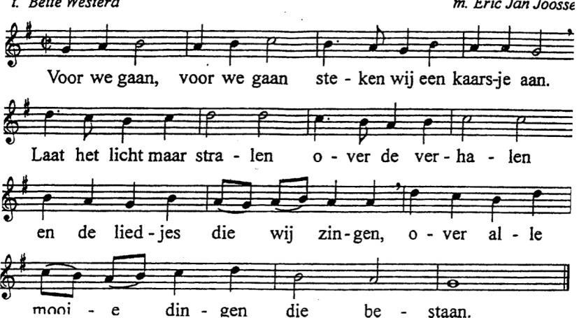 Glorialied lied 304 staande DE HEILIGE SCHRIFT Groet gezongen Gebed van de zondag afgesloten met Dat bidden wij door Jezus, uw Zoon die