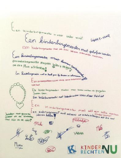 KINDERBURGEMEESTERS & KINDERGEMEENTERAADSLEDEN CONCLUDEREN op de tweede Landelijk Dag van Kinderburgemeesters, 14 oktober 2017 in Delft.