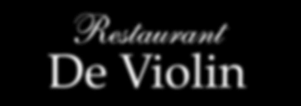 Restaurant De Violin Violin Plus Restaurant De Violin, Bosuil 1, 2100 Deurne Telefoon: 03 / 324 34 04 Fax: 03 / 326 33 20 E-mail: de.violin@telenet.