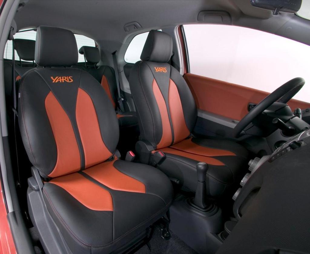 Yaris Voor de Yaris zijn verschillende designs mogelijk om voor zowel een chique interieur als een sportief interieur te kiezen.