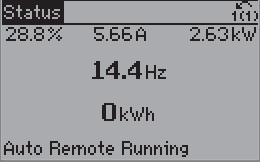 7. De frequentieomvormer programmeren NB! Het is belangrijk om de motorparameters in 1-2* Motordata juist in te stellen, aangezien deze deel uitmaken van het AMA-algoritme.