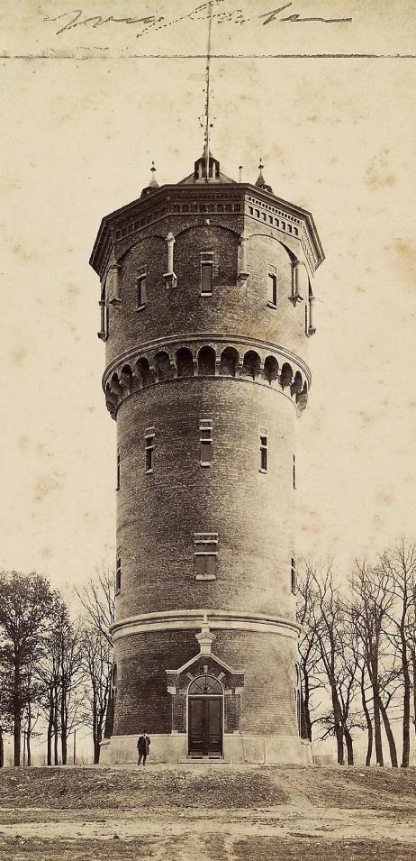 de Watertoren / Törfmärkt / Zwolle: Zoas 1892 ebouw naor ontwärp van ärchitect Jan Sköttel.. ( Ir.