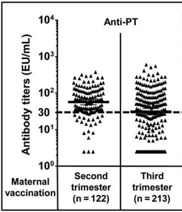 2 de trimester maternale vaccinatie verhoogt