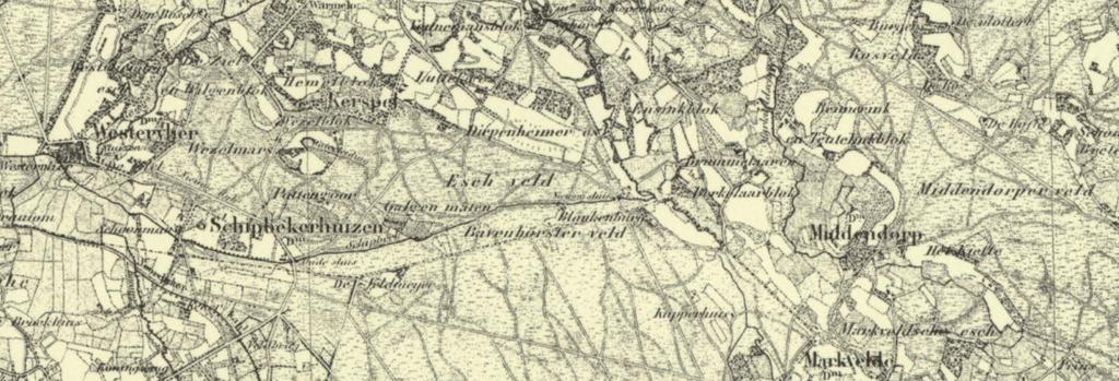 Noordijkerveld Gebiedsomschrijving Het huidige Noordijkerveld maakte rond het jaar 1900 onderdeel uit van het circa 9000 ha grote Noordijksche veld.