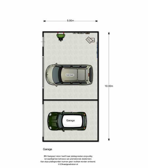 Plattegrond Garage, aan deze