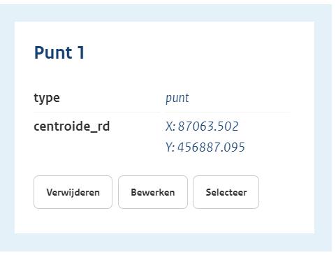 iii. Locatie opzoeken met behulp van de coördinaten Het is ook mogelijk om de locatie op te zoeken met behulp van de coördinaten.