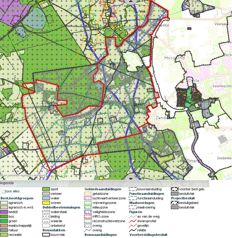 2.3 Vigerend bestemmingsplan Met betrekking tot de plangebieden welke gelegen zijn binnen de gemeente Veldhoven geldt het vigerende bestemmingsplan Buitengebied 2009, vastgesteld op 15-12-2009.