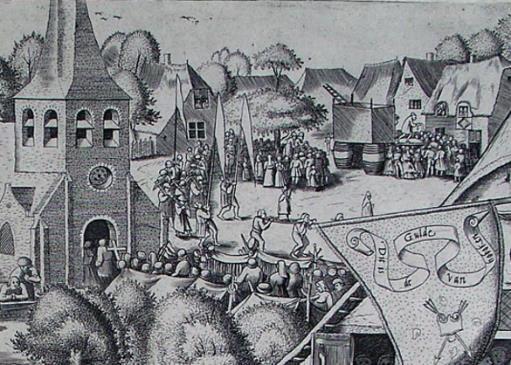 Bruegel de Oude Fragment uit De Kermis van