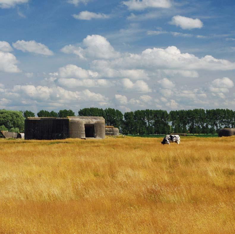 het kanaal. L'étonnement et la surprise sont parfois dans un coin caché. A deux pas de la plage, des trésors cachés vous attendent.