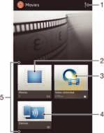 Films Over films Gebruik de applicatie Films om films en andere videocontent af te spelen die u op uw apparaat hebt opgeslagen.
