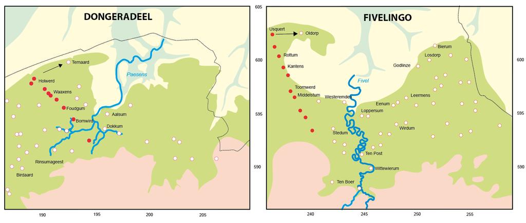 Het Groninger Fivelingo en het Friese Dongeradeel: als twee druppels water door Ben Westerink Hoewel Groningers en Friezen soms een eigen duiding van de werkelijkheid hebben, vertonen beide