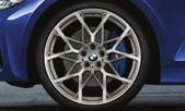 000 2 3 4 16 inch BMW lichtmetalen winterwielen V-Spaak Reflex Silver (Styling 774) (8) 6,5J x 16 205/60/R16 96H XL banden met noodloopeigenschappen 17 inch BMW lichtmetalen
