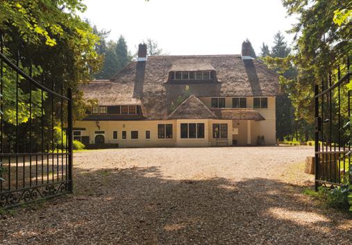 Villa Grasheuvel De mooiste herberg van het land Geflankeerd door hoge heesters ligt het heldergele landhuis daar aan de achterzijde van de brede, met grint bestrooide, inrit.