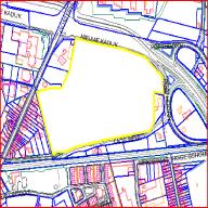 Figuur 3 vrijgegeven contour als gevolg van reeds uitgevoerd archeologisch onderzoek (geel gemarkeerd) Historische geografie Het gehucht Moleneind bij de Oude Driesprong, een middeleeuwse