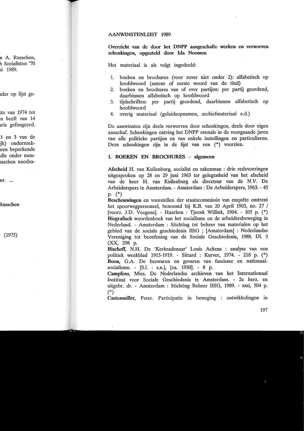 Jaarboek Documentatiecentrum Nederlandse Politieke Partijen 1989 Voerman,  Gerrit; Lucardie, Anthonie - PDF Free Download