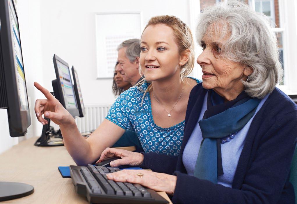 BiblioNu ondersteunt hierbij door middel van Cursussen Klik & Tik Een begeleid online oefenprogramma voor digibeten.