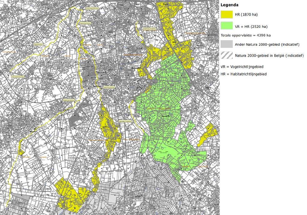 Beschrijving Natura 2000-gebied Leenderbos, Groote Heide & De Plateaux De onderzoekslocatie ligt binnen de invloedssfeer van het Natura 2000-gebied Leenderbos, Groote Heide & De Plateaux, op een