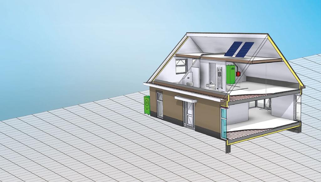 Naast een goed ventilatiesysteem is ook de verwarmingsinstallatie een belangrijk onderdeel voor het binnenklimaat.