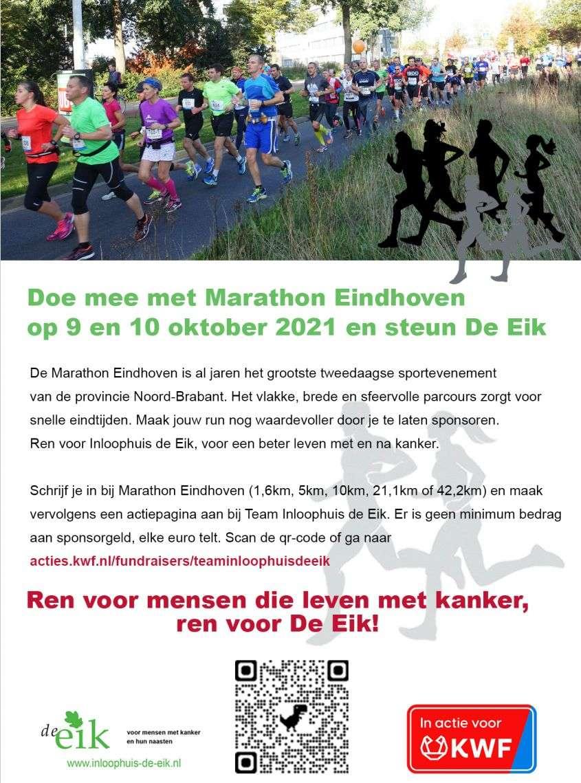 4: MARATHON VAN EINDHOVEN Inschrijven voor de Marathon van Eindhoven (9 en 10 oktober 2021) is mogelijk. Zie: https://www.