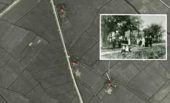 1. 2e Executieplaats aan de Nesdijk op 6 april 1945 Bij de boerderij Veldhuis (Shepherd House), sluit de Nesdijk aan op de Provincialew.