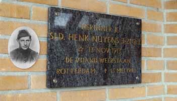 7. Zonnedauw 2: gezondheidscentrum Limmen Henk Nuyens sneuvelde op 13 mei 1940 tijdens een hevig gevecht met Duitse parachutisten, die bij Rotterdam waren geland.