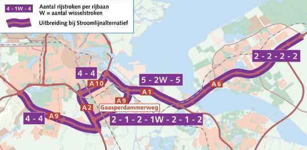 De met een * gemarkeerde ontwikkelingen zijn in de tweede fase van de planstudie toegevoegd aan het Nulalternatief.