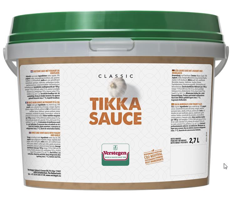 Product in the spotlight Oktober B2B Freshservices Nederland Tikka sauce De Tikka sauce is een van de meest bekende sauzen uit de Indiase keuken.